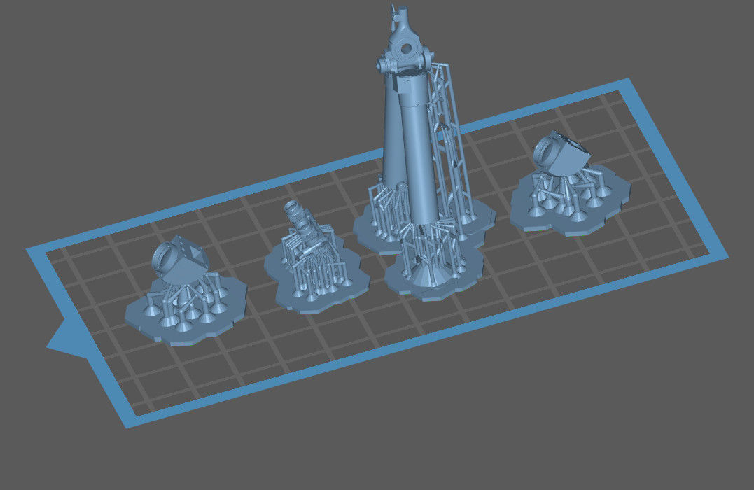 Scherenfernrohor  German scissor periscope World War 2   3D print model_4