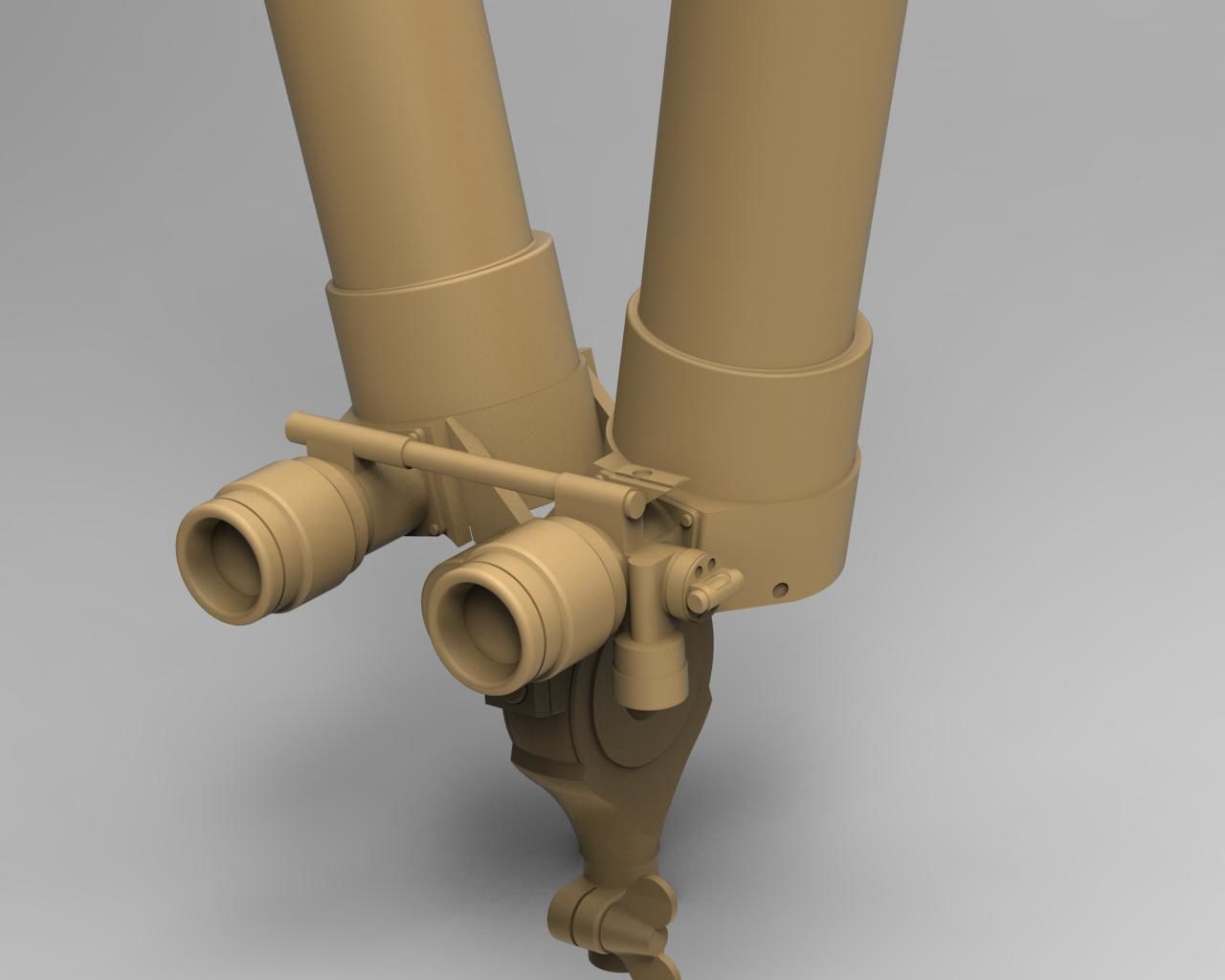 Scherenfernrohor  German scissor periscope World War 2   3D print model_1