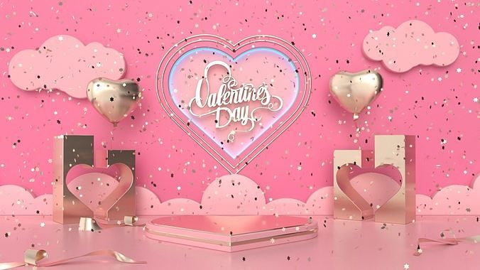 Valentines day  3D model