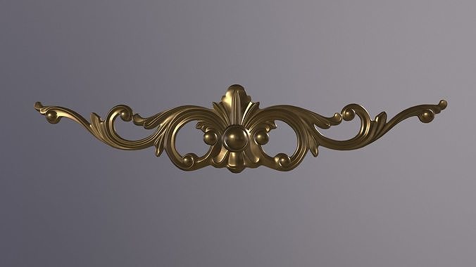 Decorative element for the interior PBR low Poly Low-poly 3D model
