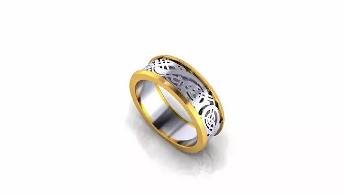 Celtic dragon Ring
