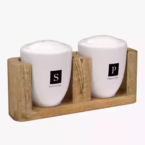 Salt and Pepper Shakers 3D model