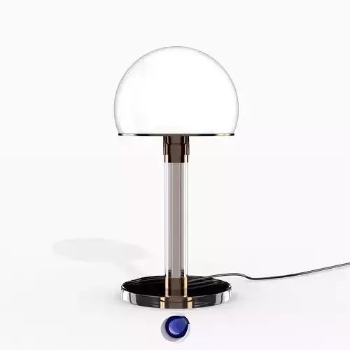 Bauhaus ME1 desk lamp Cinema 4d model