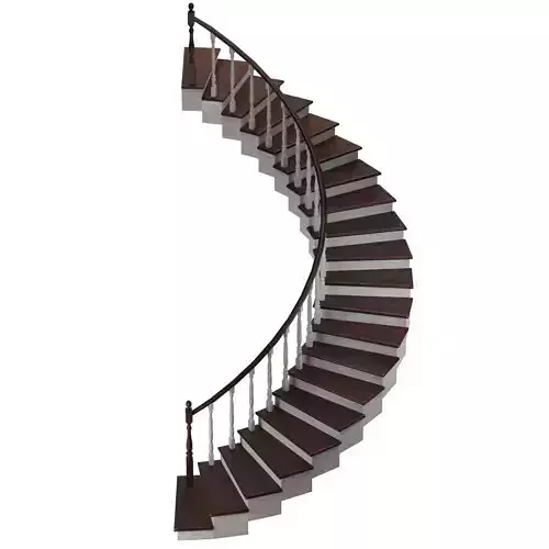 Wooden spiral Stairs