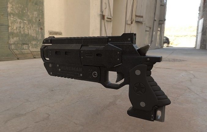Gun Wingsman 3D model