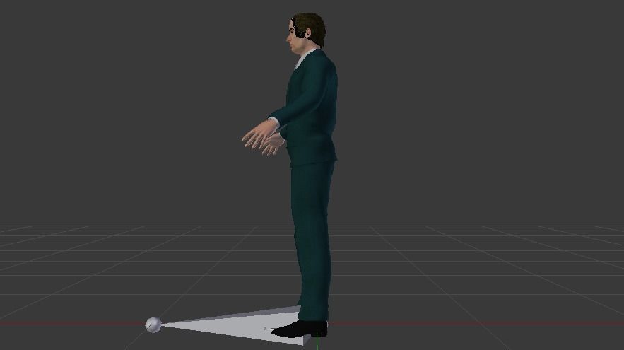 Businessman 07 Low-poly 3D model_11