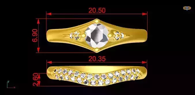 Fashion ENGAGEMENT  Ring or Band 0301-22