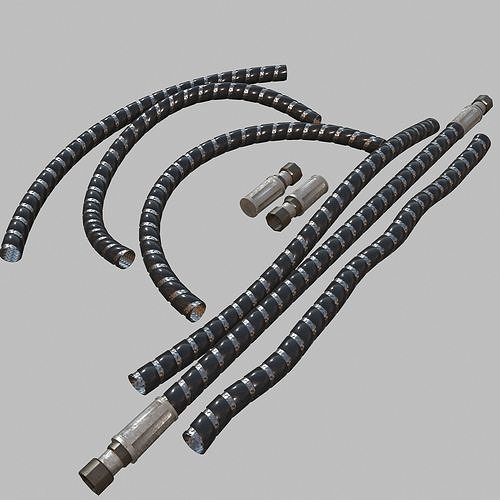 Cable wire V2 3D model