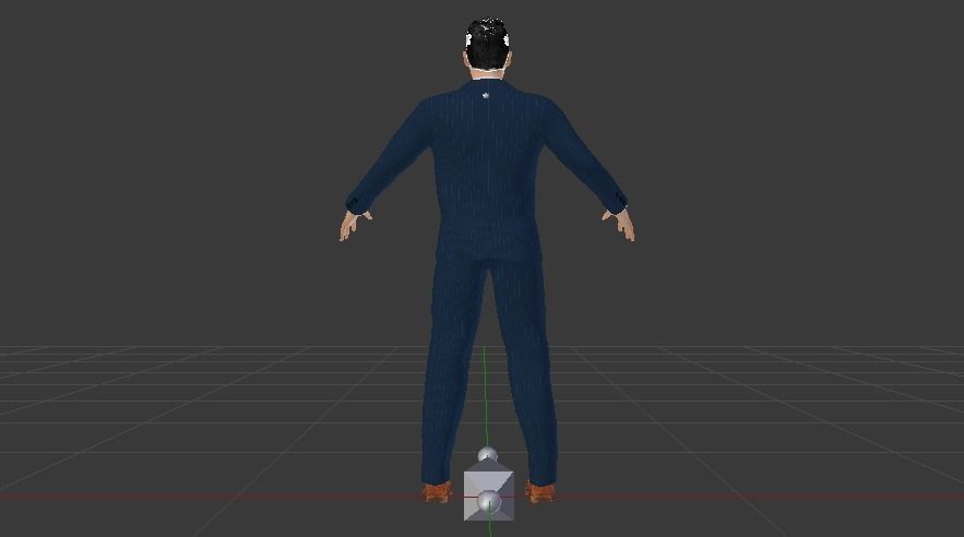 Businessman 08 Low-poly 3D model_6
