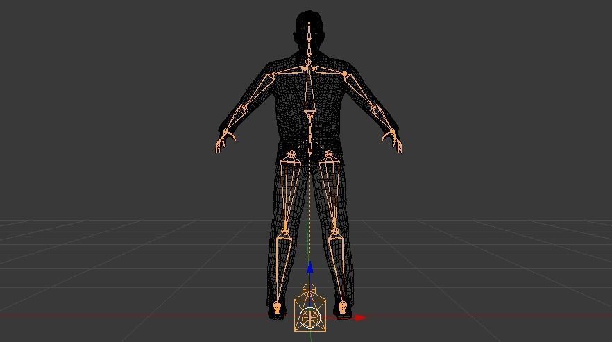 Businessman 08 Low-poly 3D model_22