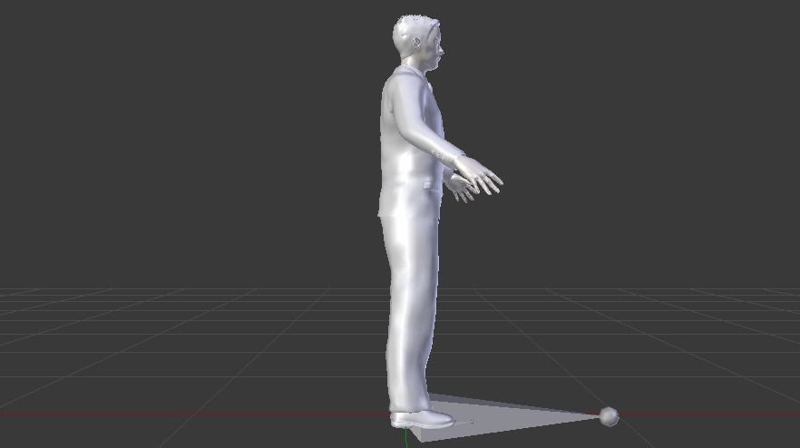 Businessman 08 Low-poly 3D model_13