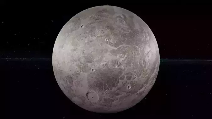 This is a Fictional planet CERES 3D model