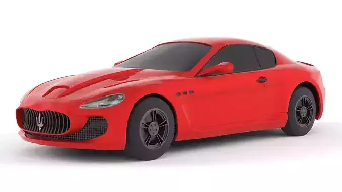 Maserati sports car 3D model