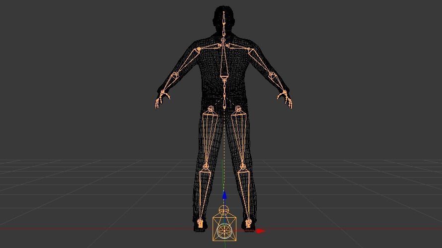 Businessman 010 Low-poly 3D model_22