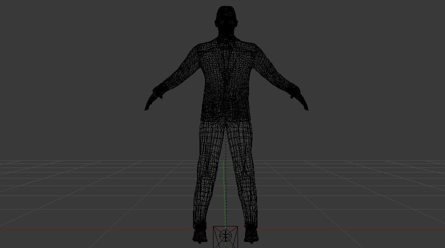 Businessman 010 Low-poly 3D model_16