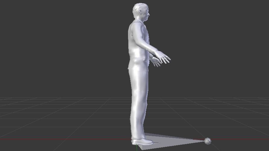 Businessman 010 Low-poly 3D model_13