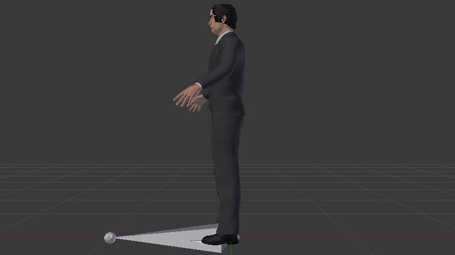 Businessman 010 Low-poly 3D model_11