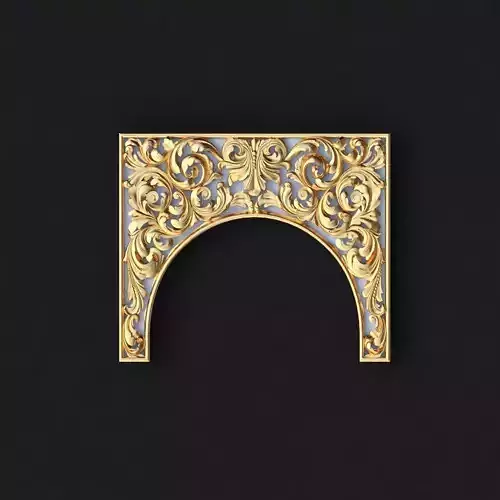 dekor ornate gold arch