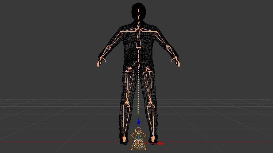 Businessman 013 Low-poly 3D model_22