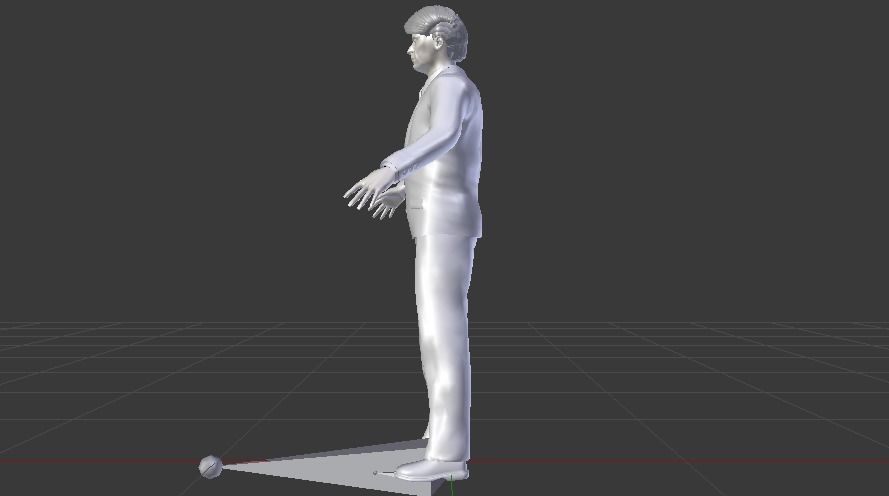 Businessman 013 Low-poly 3D model_15