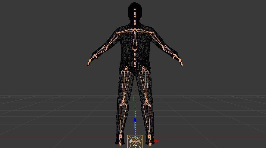 Businessman 013 Low-poly 3D model_20