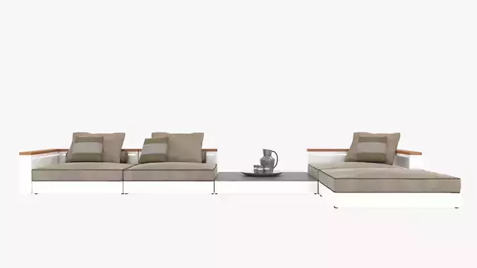 Outdoor Sofa Freeport by Antonio Citterio - Set 1