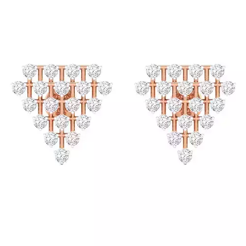 Women Earrings 3dm render detail