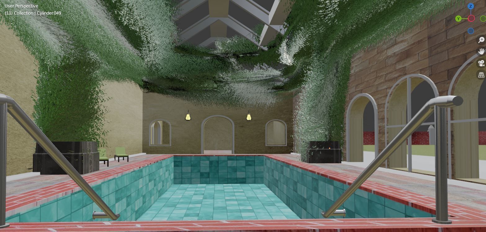 provence-alpes-cote-dazur-france house with fence Free 3D model_1