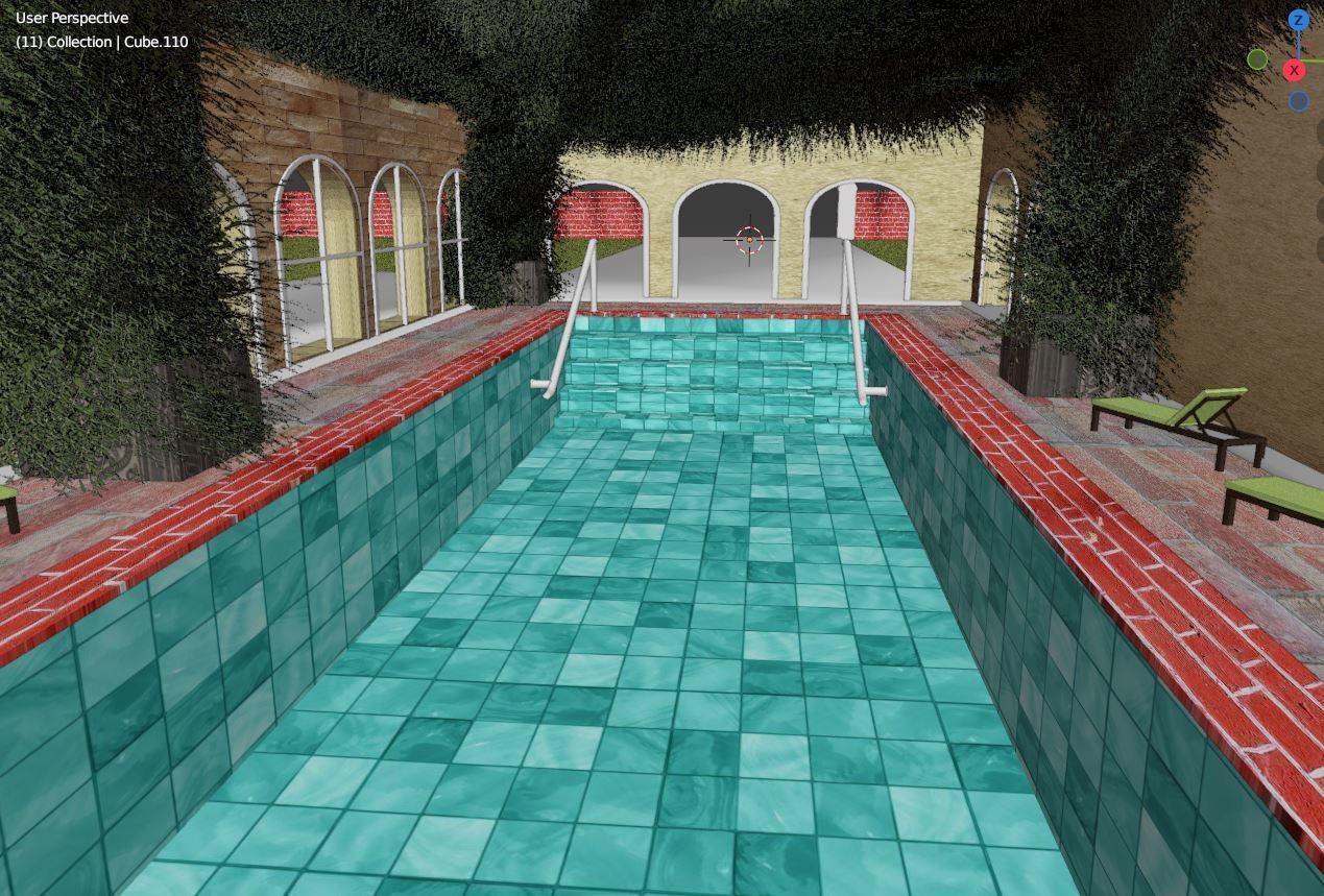 provence-alpes-cote-dazur-france house with fence Free 3D model_2