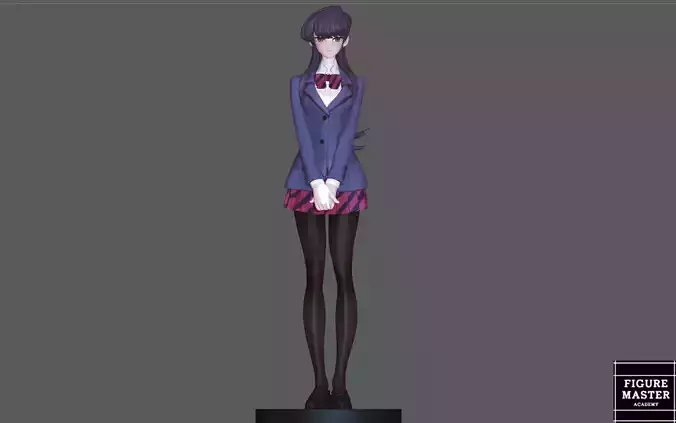 KOMI SAN KOMI CANT COMMUNICATE ANIME GIRL 3D print model