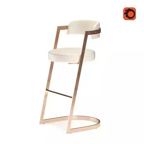 Studio Bar Stool 3D model