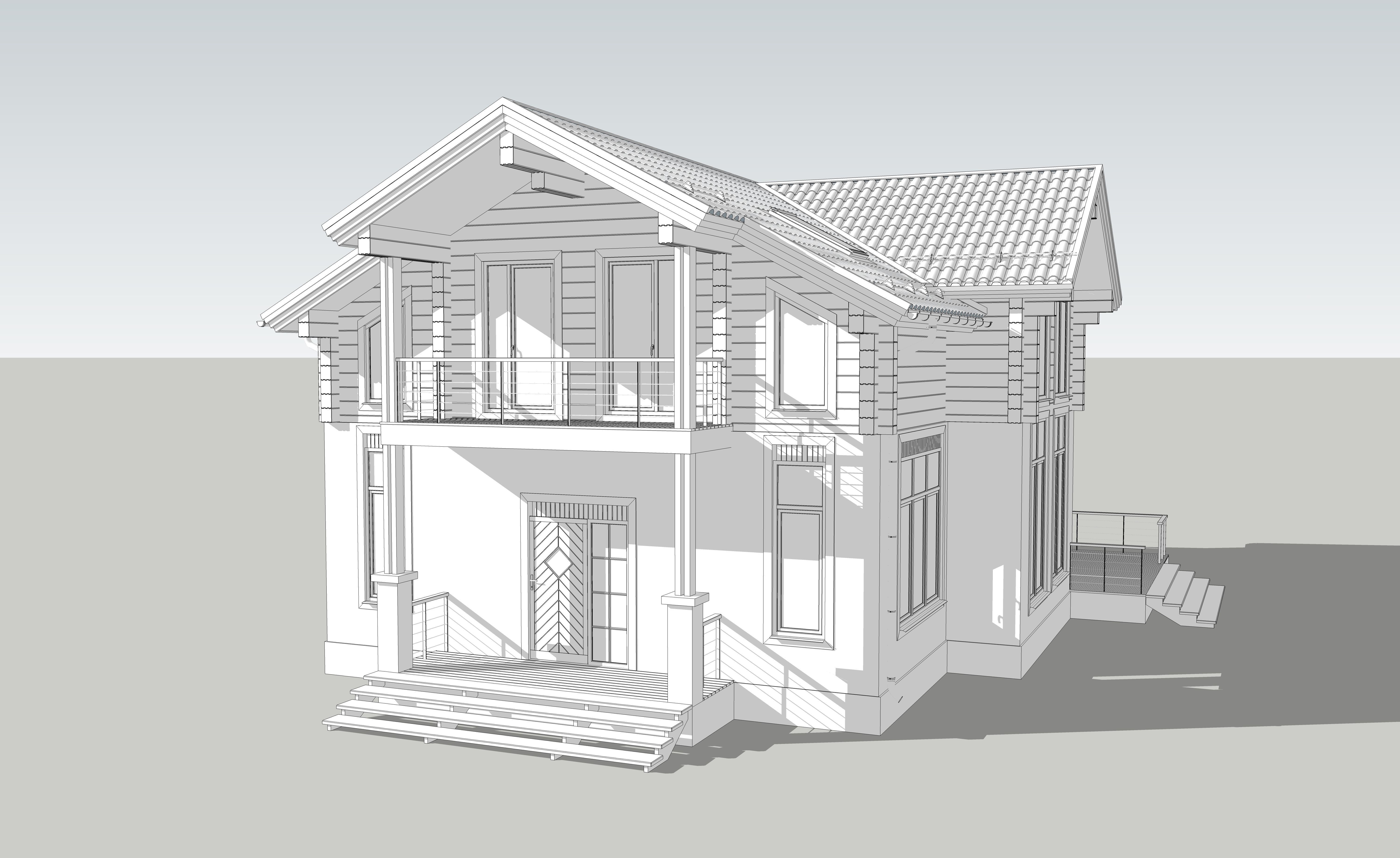 Mchn house 3D model_2