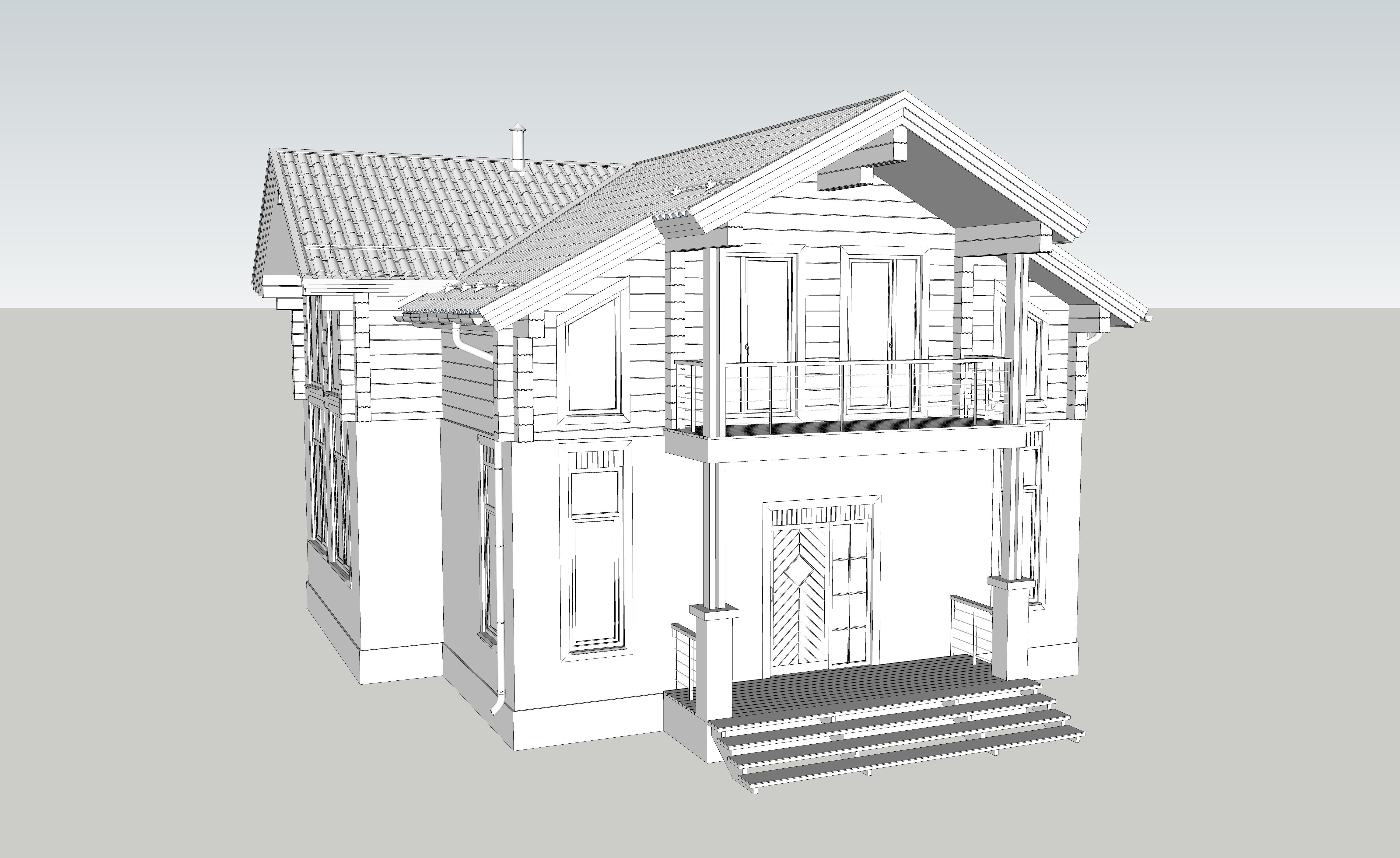 Mchn house 3D model_5