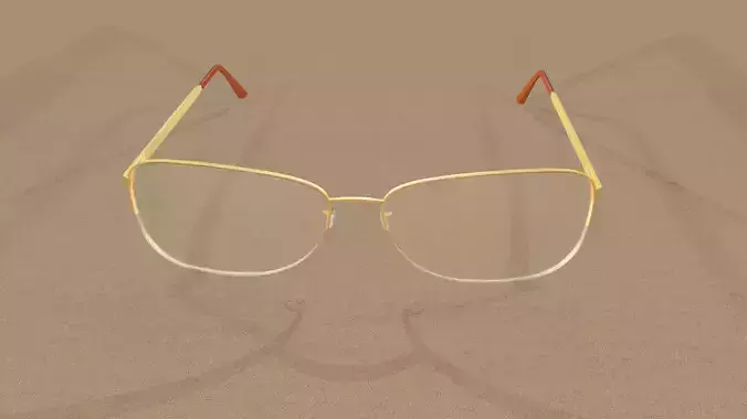 Glasses with fishing line