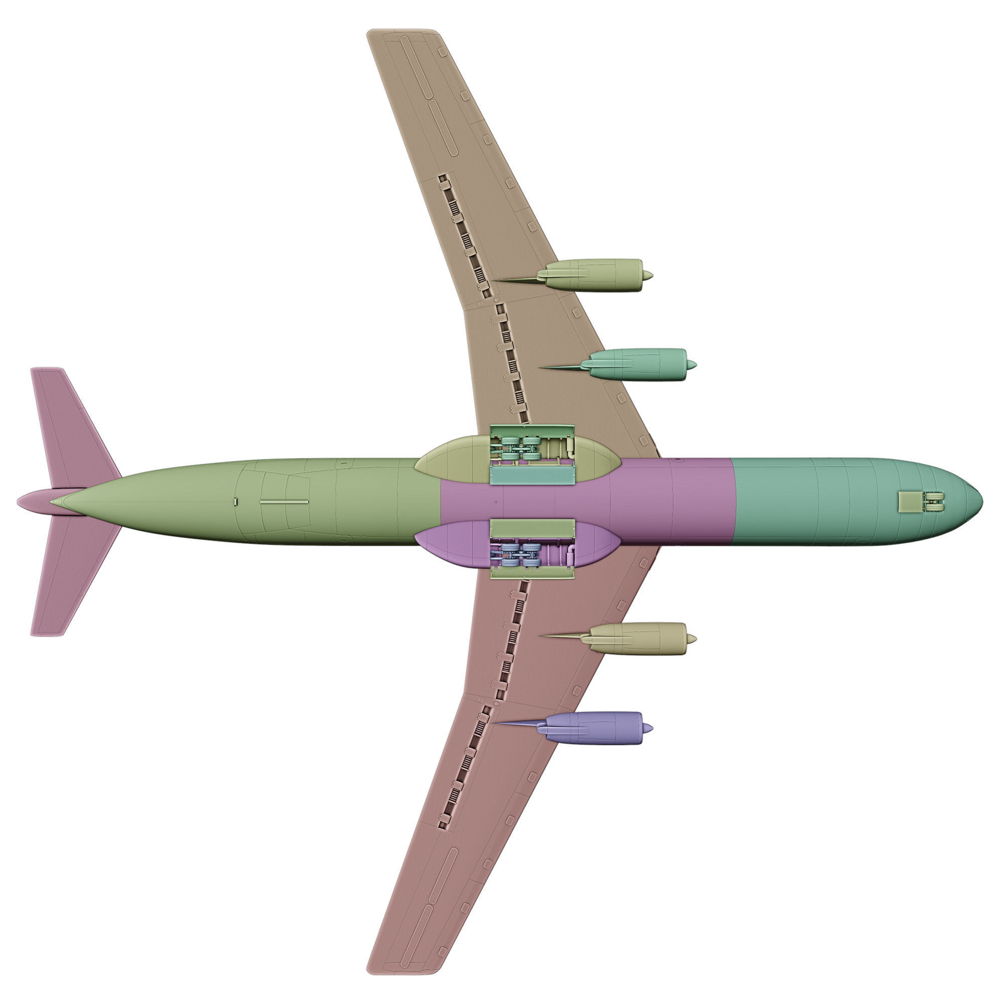 Lockheed C 141 B Starlifter 3D print model_35