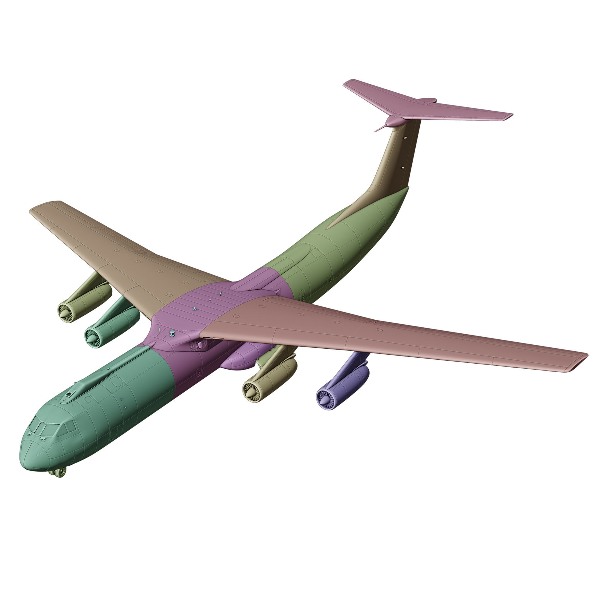 Lockheed C 141 B Starlifter 3D print model_1