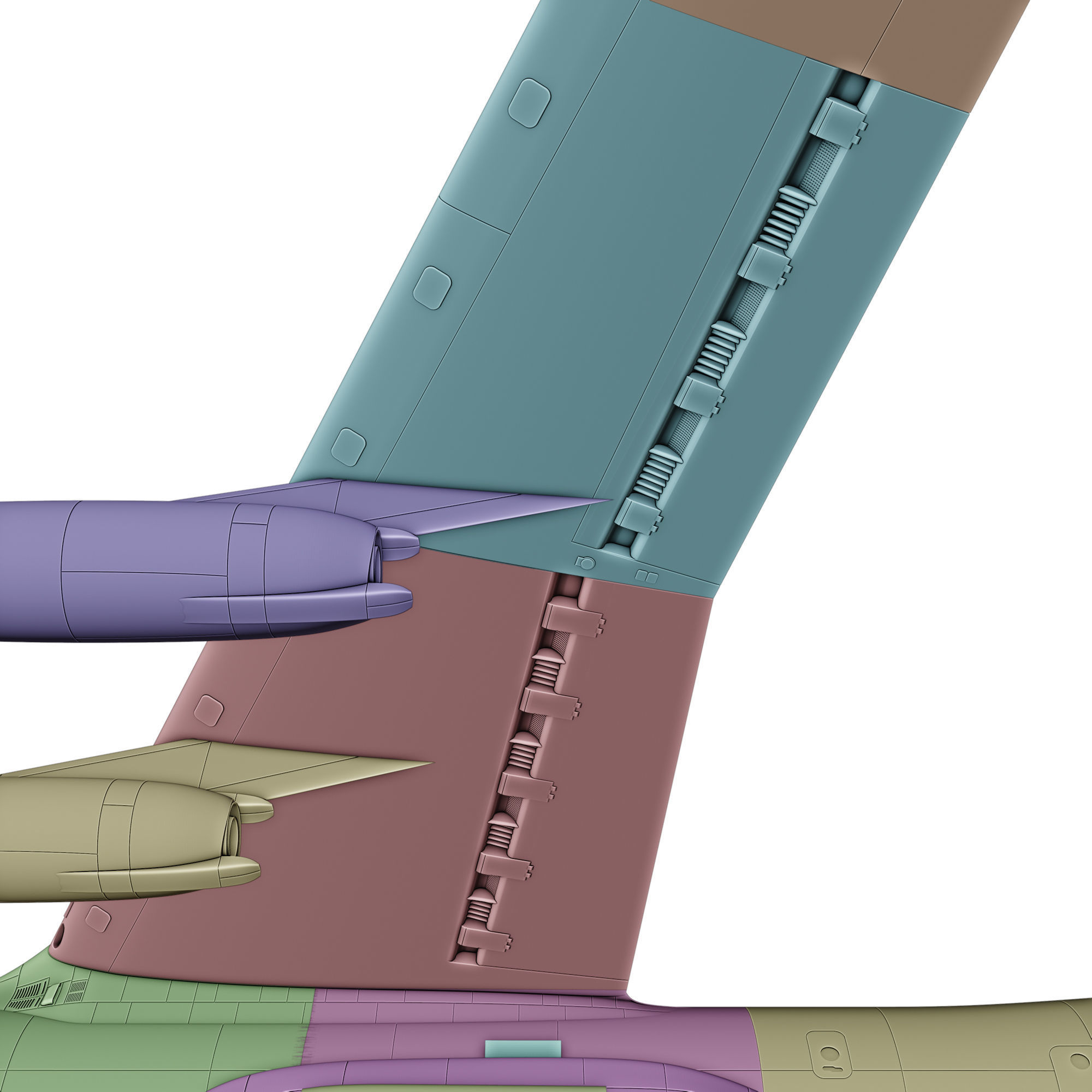 Lockheed C 141 B Starlifter 3D print model_42