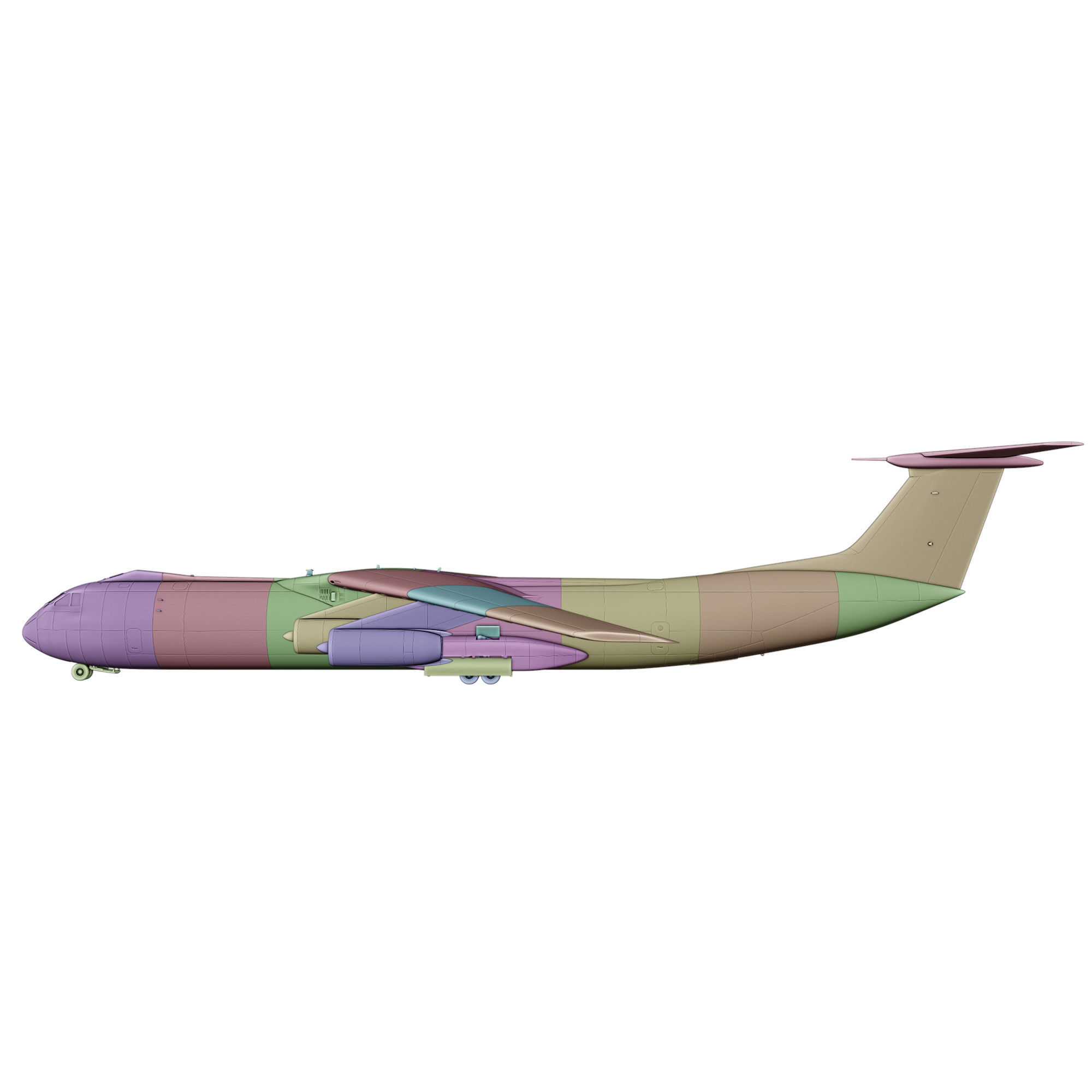 Lockheed C 141 B Starlifter 3D print model_39