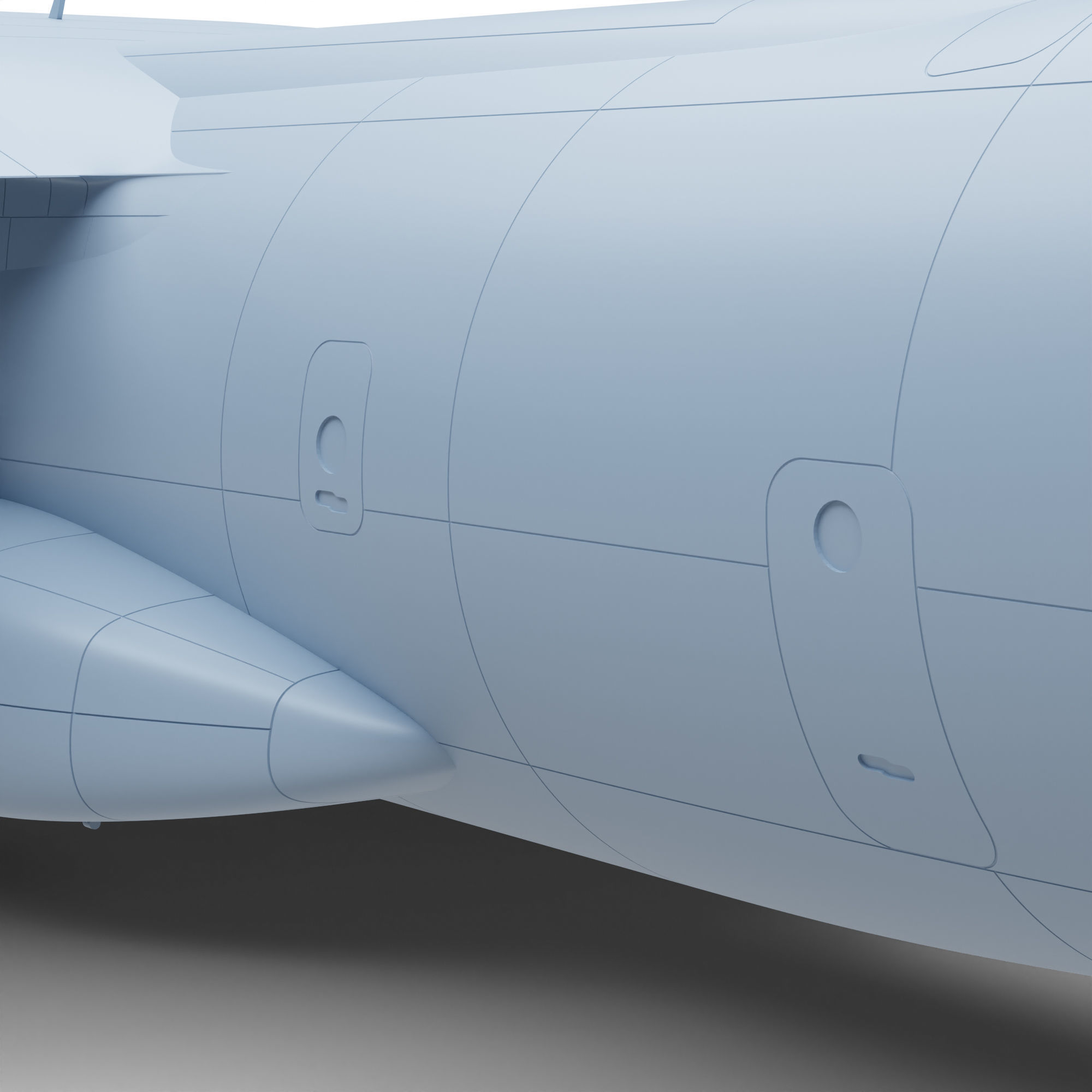 Lockheed C 141 B Starlifter 3D print model_12