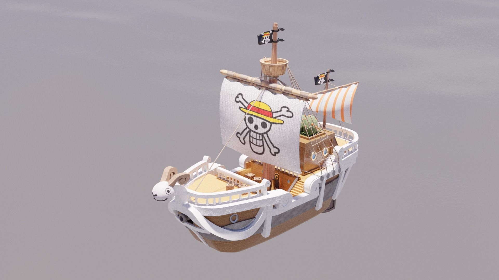 Ship Going Merry 3D model_0