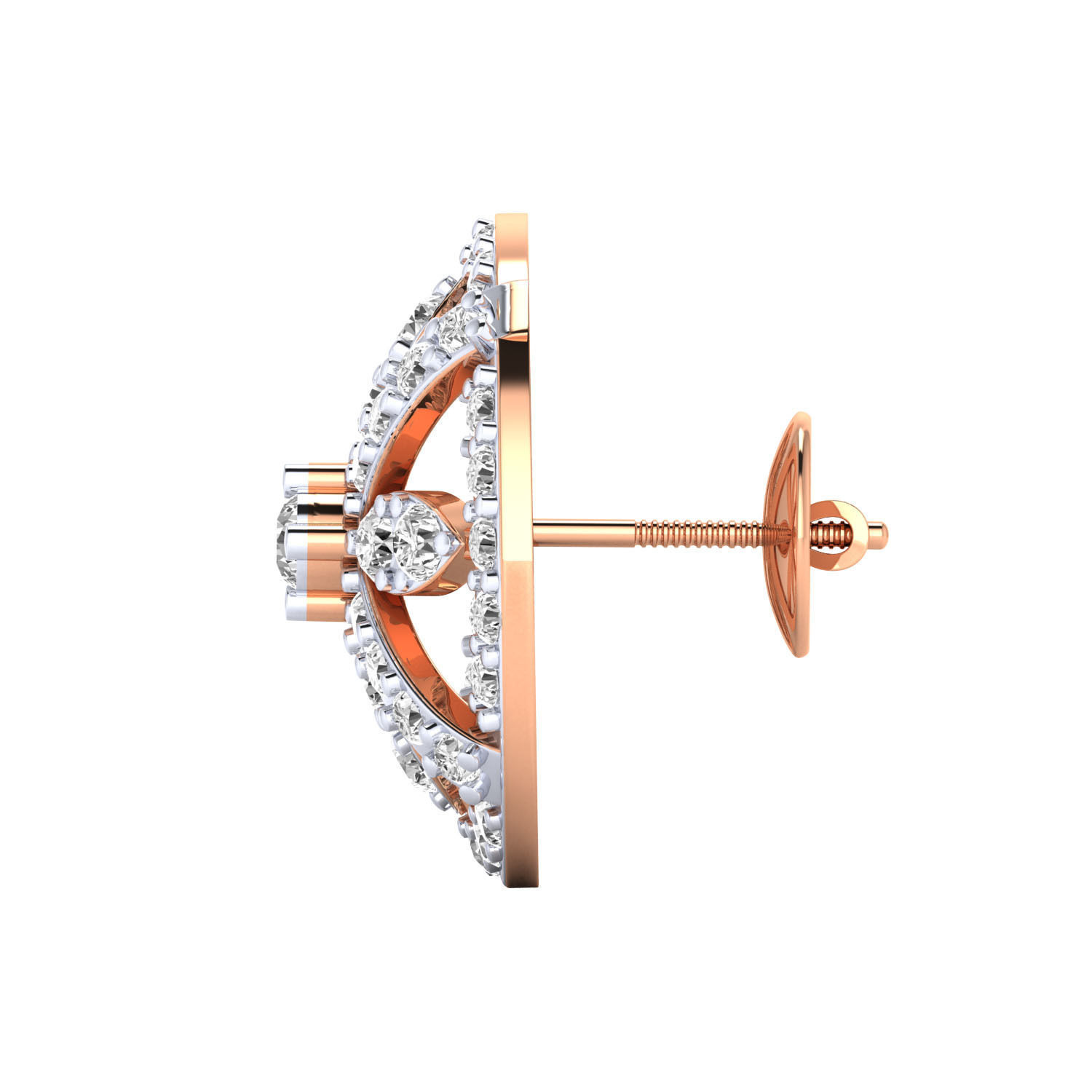 Women Earrings 3dm render detail 3D print model_6