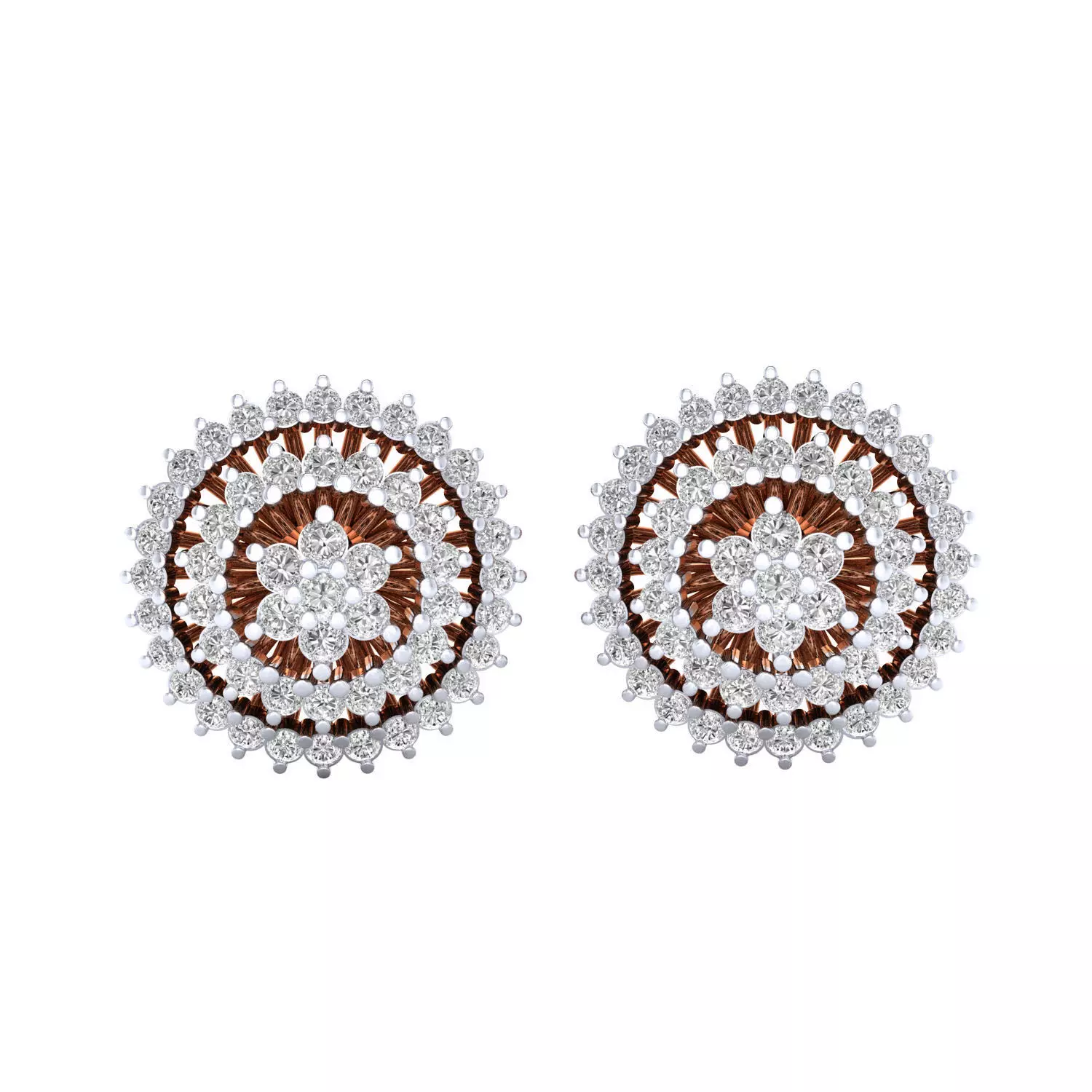 Women Earrings 3dm render detail 3D print model_0