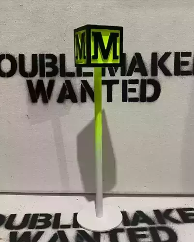 Tyne And Wear Metro Pole  3D print model