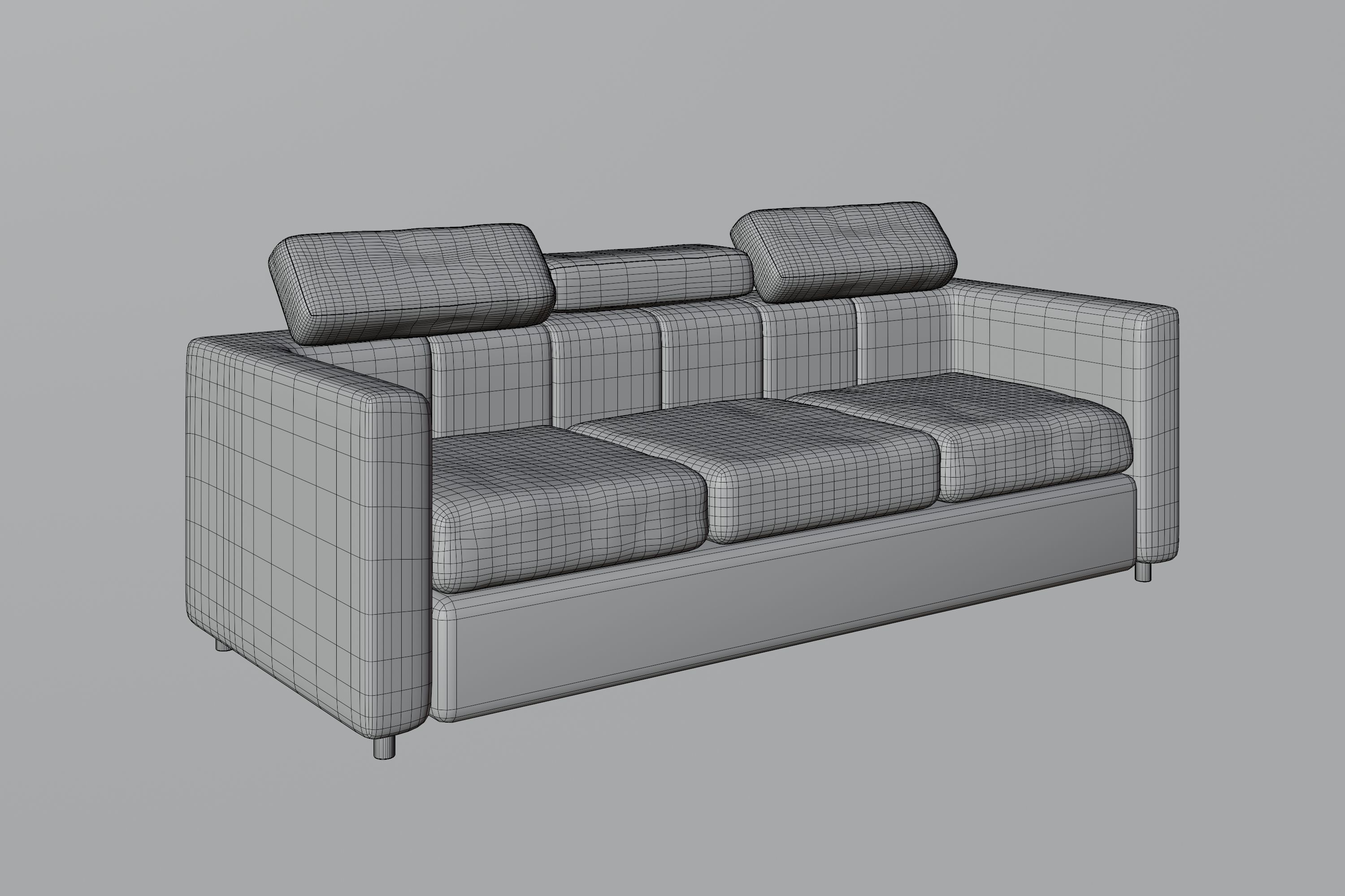 Modern Sofa 3D model_1
