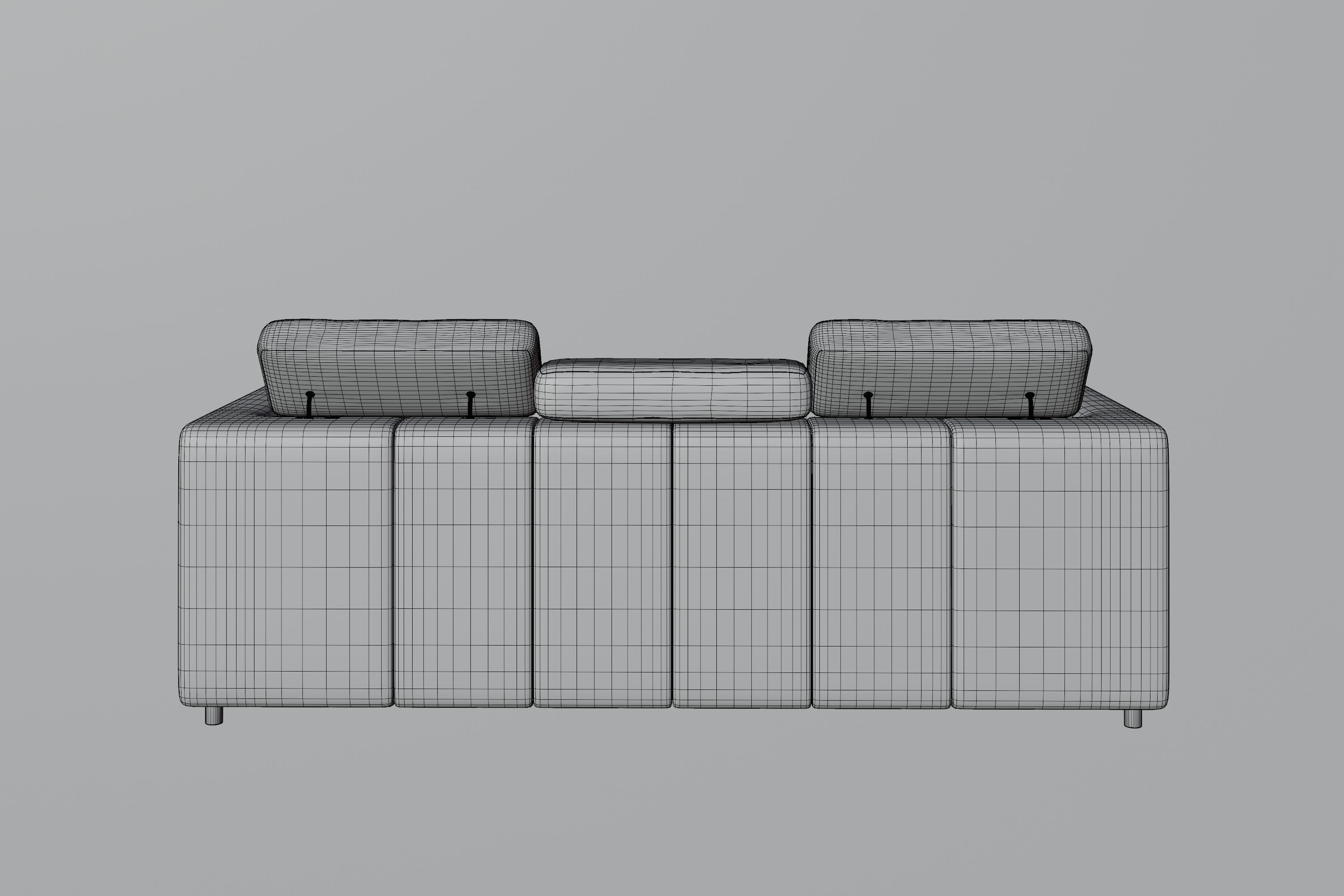 Modern Sofa 3D model_11