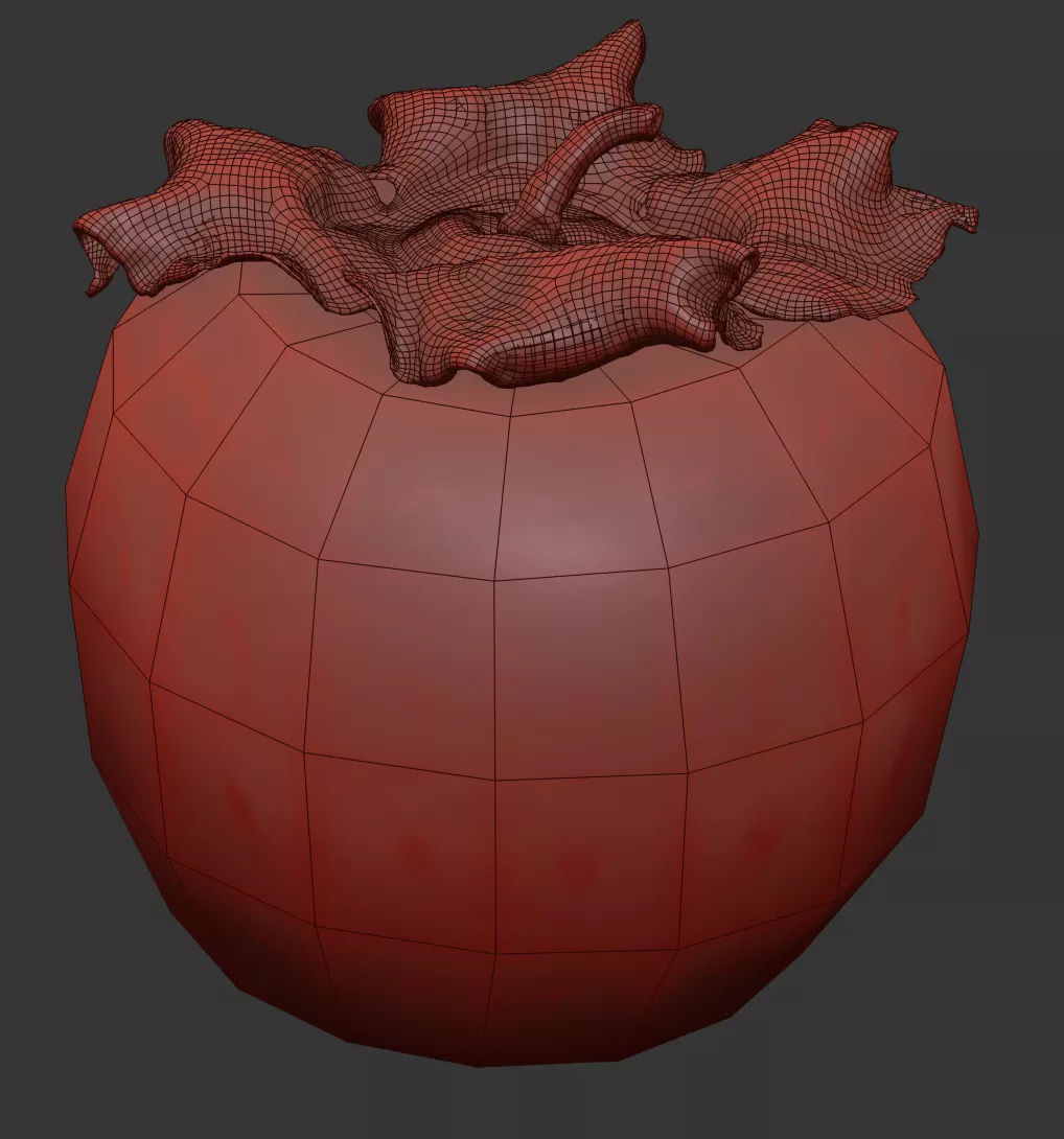 Persimmon 3D model_6