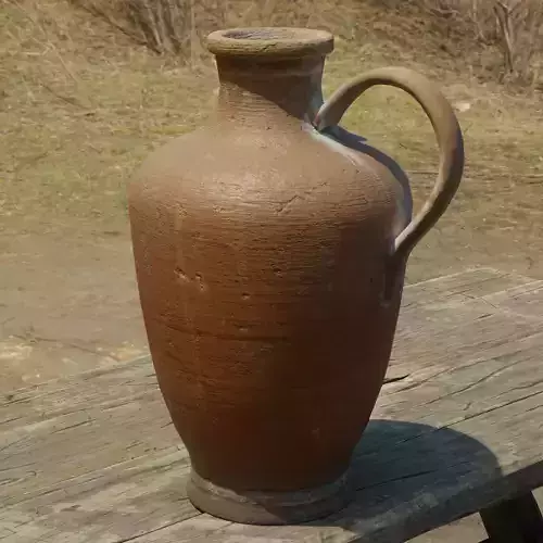 Tall ceramic jug