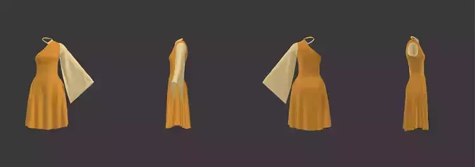 3d dress 3D print model
