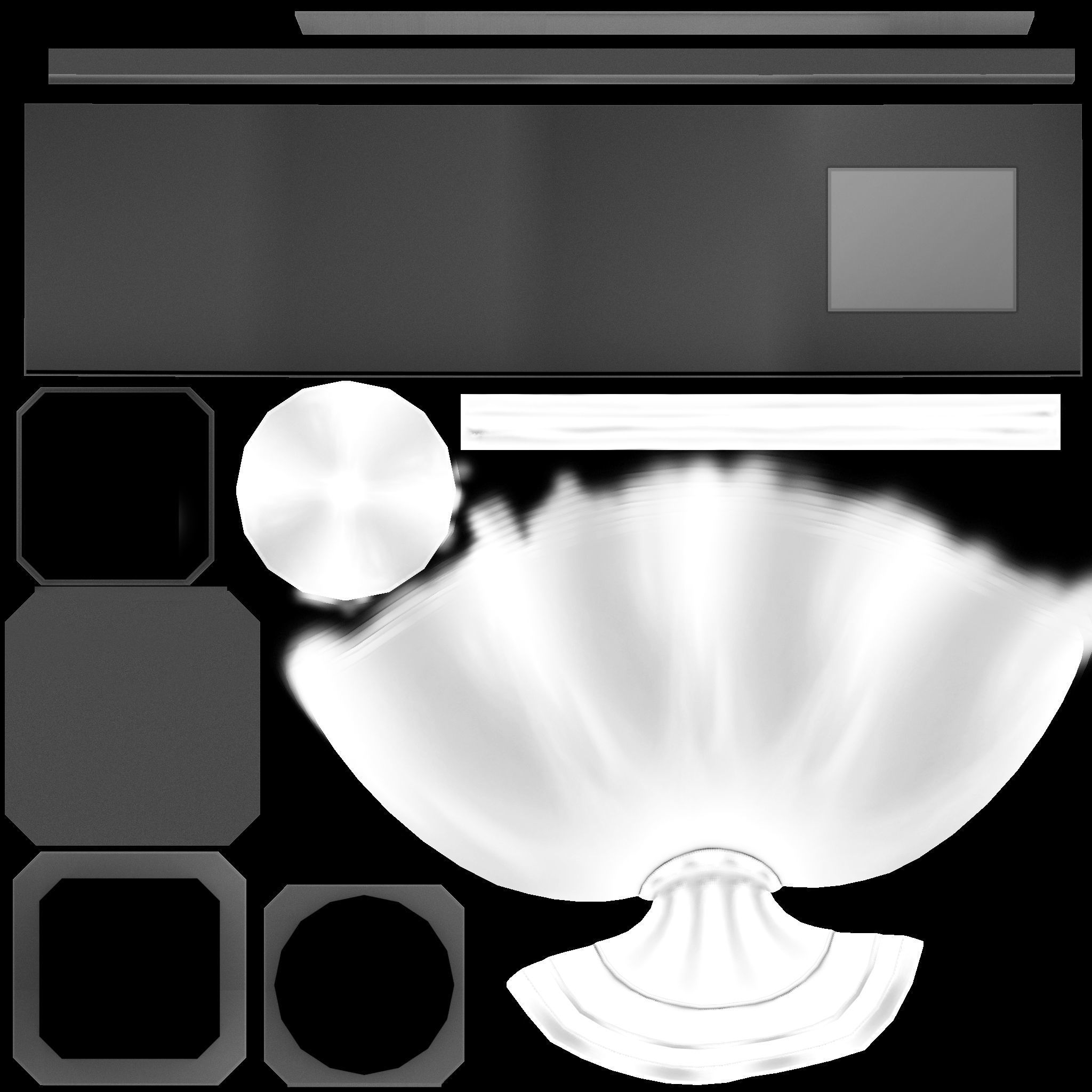 Trophy Cup Low-poly 3D model_9