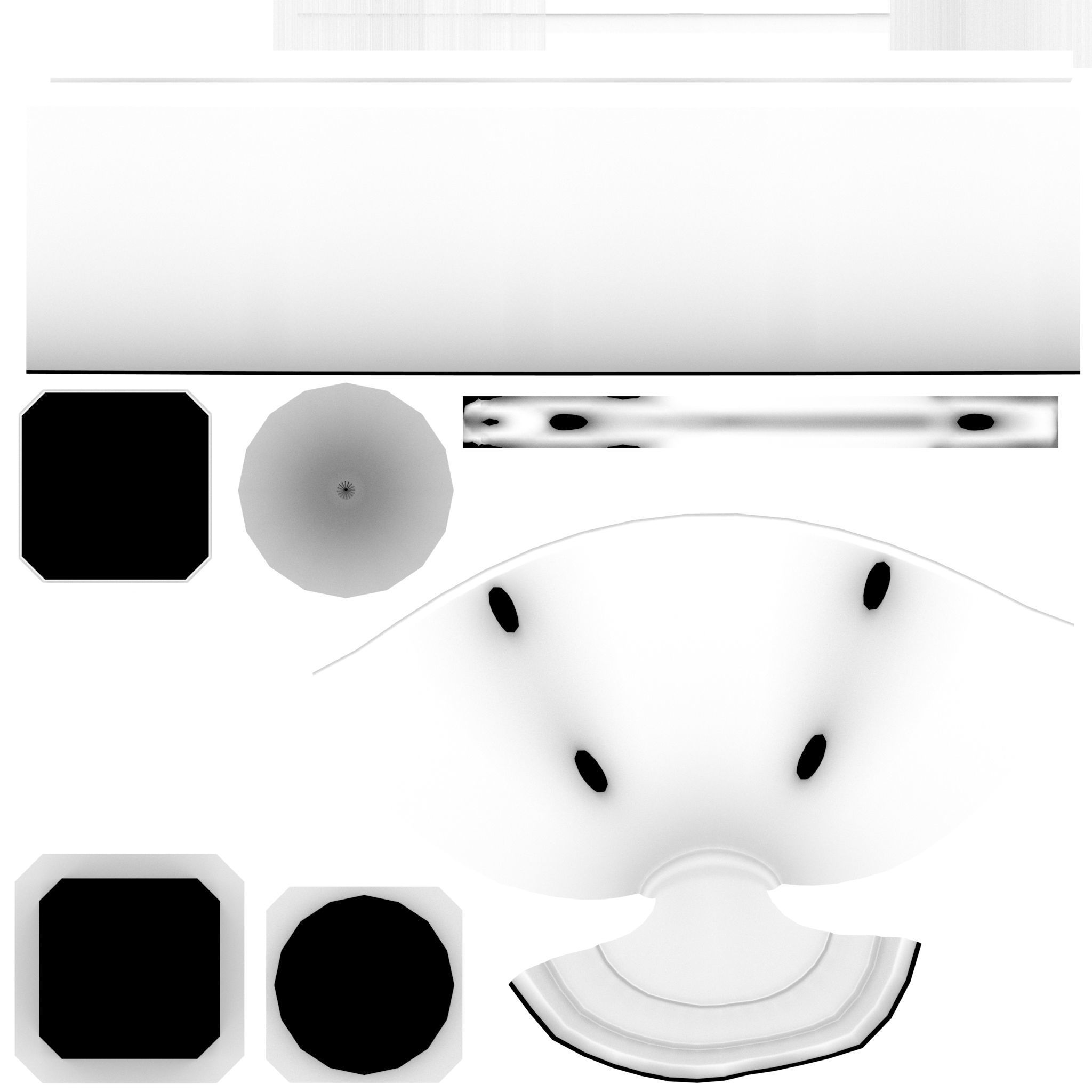 Trophy Cup Low-poly 3D model_10